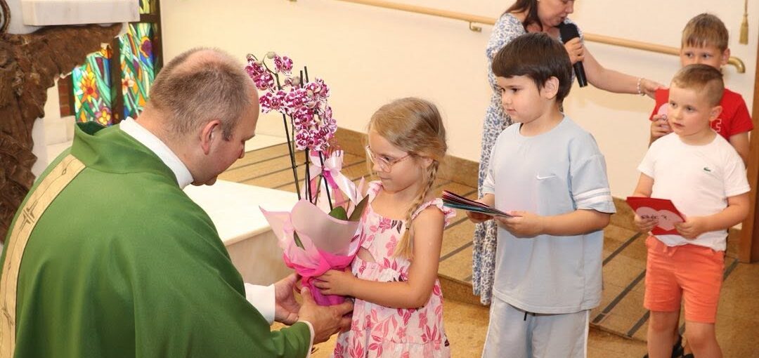 Msza Święta oraz pożegnanie księdza Radka